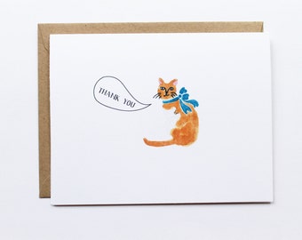 Dankeskarte - Katze Dankeschön Assorted Karten (8er Set)