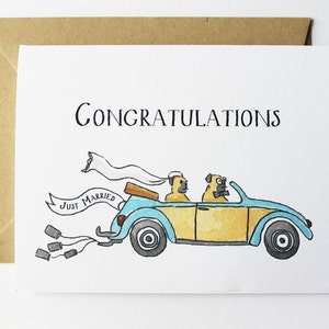 Matrimonio - Biglietto di auguri per l'anniversario - Congratulazioni appena sposati