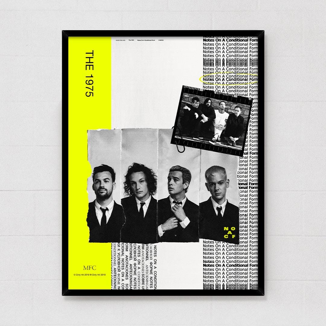 The 1975 'notes on A Conditional Form' Album Poster (digital