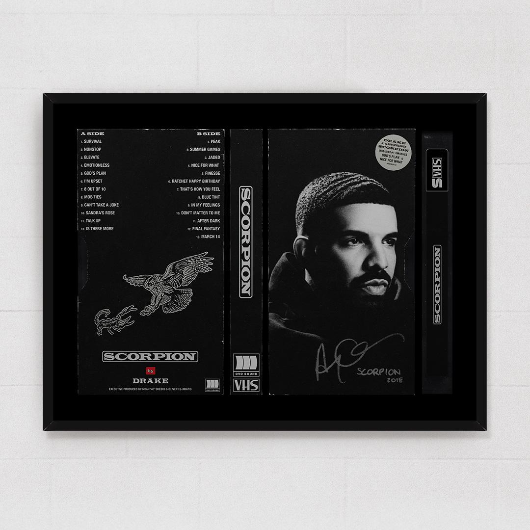 Drake Scorpion Album Cover VHS Poster / Drake Wallpaper / Rap Poster ...