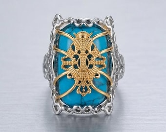 Anillo de plata 925 con microzirconias. Silver ring 925 with microzirconias.