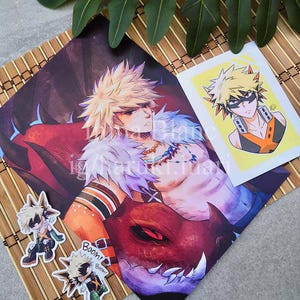 Nadruki i naklejki Boku no Hero - Bakugo Katsuki