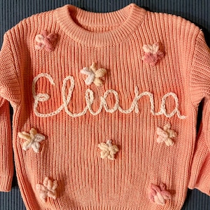 Personalized embroidered sweaters (kids and babies)