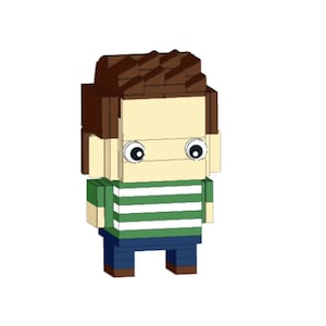 レゴまたは同等のブロックで「The Psychic」を組み立てる手順