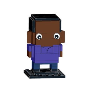 Instructions for building The Pharmaceutical Salesman out of lego or equivalent building blocks