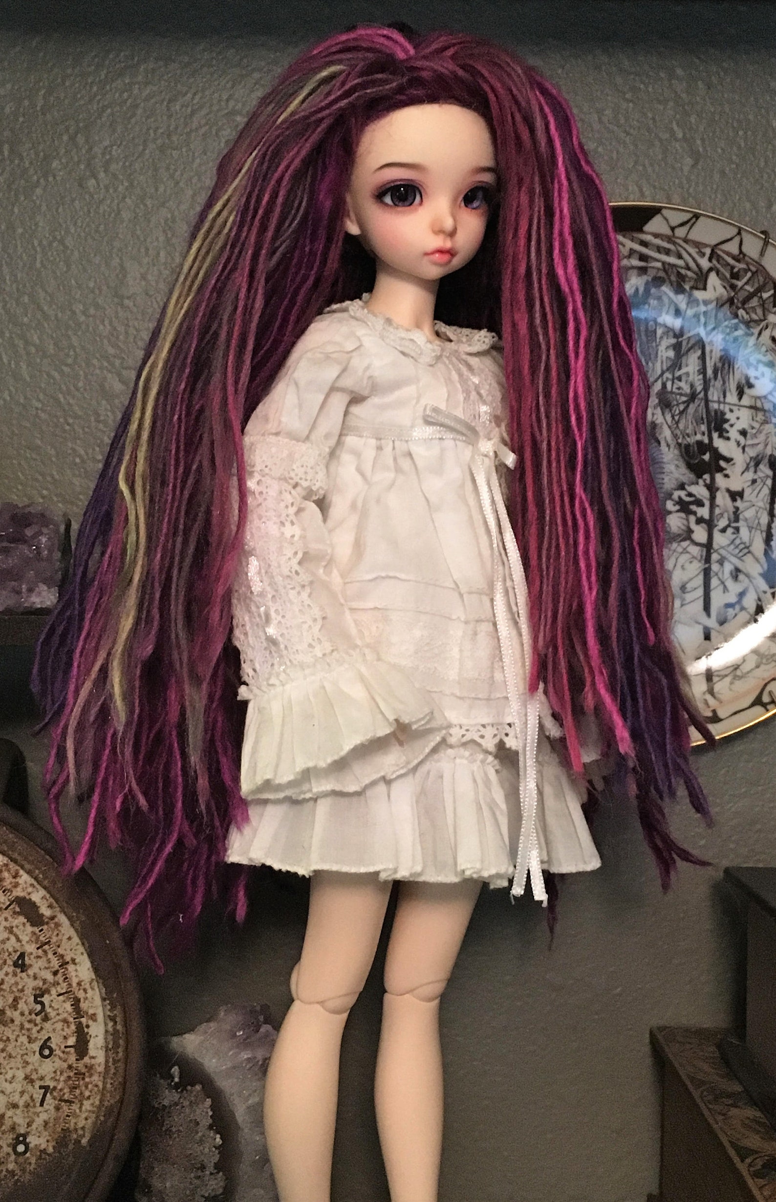 bjd yarn wig