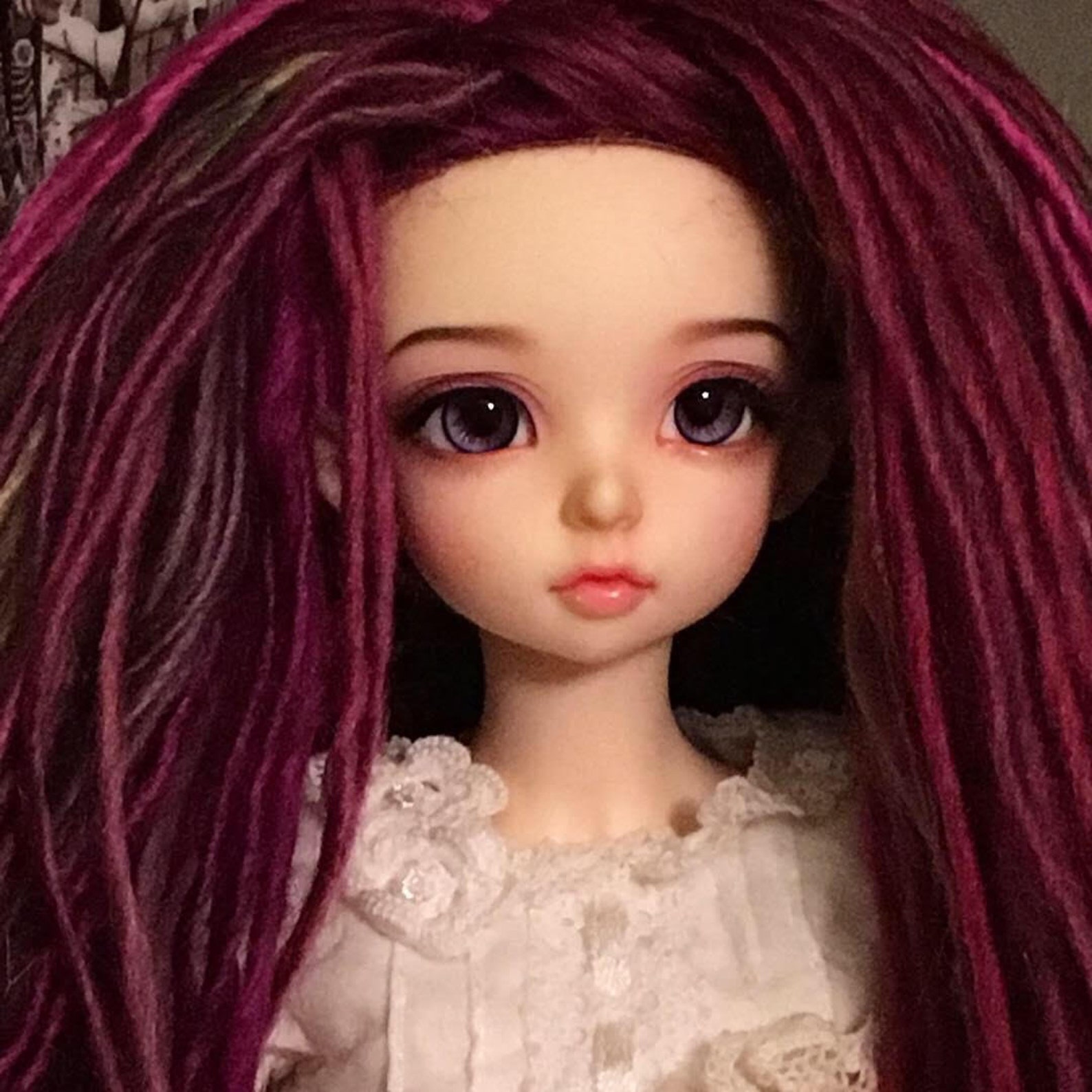 bjd yarn wig