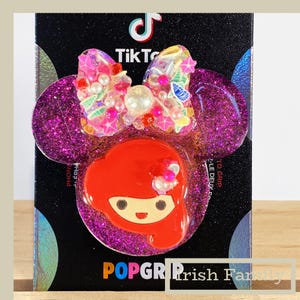 Princess Ariel Resin Phone Grip Mouse Ears Disney Inspired PopSocket®