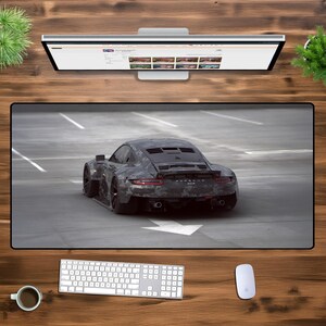 Custom Desk Mat, Custom Mouse Pad, Personalized Mouse Pad, Custom Gamer Desk Pad, Minimalist Handmade Sportscar Downtown Anime Desk Mat