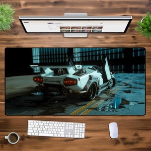 Custom Desk Mat, Custom Mouse Pad, Personalized Mouse Pad, Custom Gamer Desk Pad, Minimalist Handmade Car Aesthetic Future Anime Desk Mat