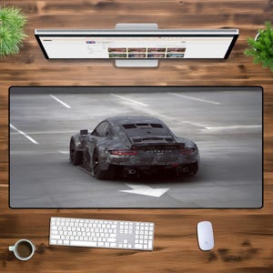 Custom Desk Mat, Custom Mouse Pad, Personalized Mouse Pad, Custom Gamer Desk Pad, Minimalist Handmade Supercar Downtown Anime Desk Mat
