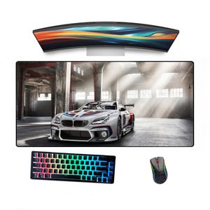 Custom Desk Mat, Custom Mouse Pad, Personalized Mouse Pad, Custom Gamer Desk Pad, Minimalist Handmade Racing Car Anime Desk Mat