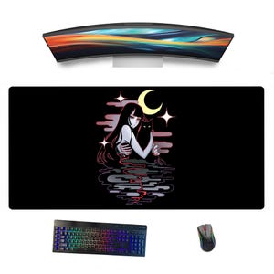 Custom Desk Mat, Custom Mouse Pad, Personalized Mouse Pad, Custom Gamer Desk Pad, Minimalist Handmade Aesthetic Sportscar Anime Desk Mat
