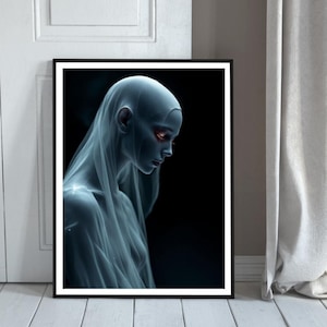 Das Verschleierte Orakel Kunstdruck: Mitternachts Frau (Digitaler Download)