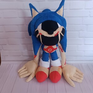 Custom plush just like Sonic exe cyklop sonic plush inspired plush ...
