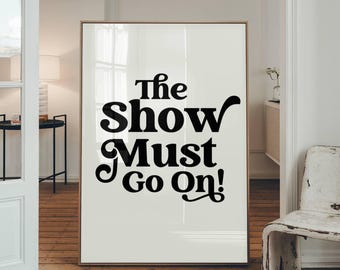 Poster für Theaterliebhaber, digitale Wandkunst, Druck für den Theaterunterricht, Geschenk für Bühnenschauspieler, Geschenk für Musicaldarsteller, Geschenk für Sänger, Dekoration für die Garderobe