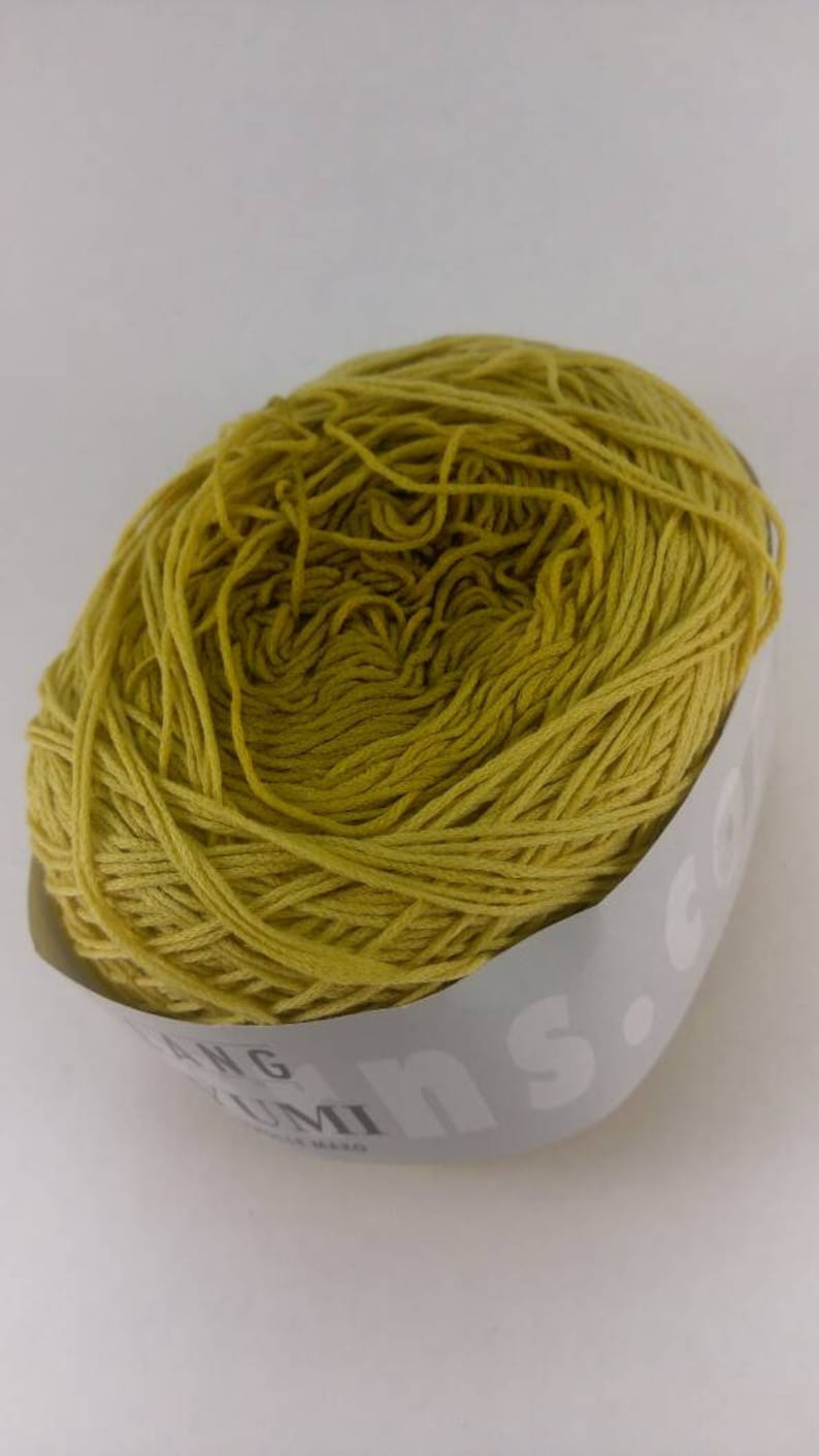 Lang Yarns Ayumi Lace Weight Mustard Gold Yellow Gradient Yarn