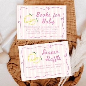 Carte de demande de livre pour baby shower Ciao Carte de tombola de couches-culottes Carte de demande de livre pour baby shower Ciao Ciao Bambina, demande de livre pour bébé sur le thème de l'Italie