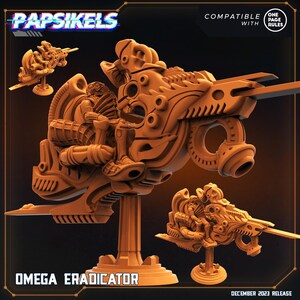Omega Eradicator (Engineers) av Papsikels, Miniatyr för Bordspel, Brädspel och RPG