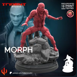 Morph (XMen 97) by Trident Studio Miniature for Tabletop, Boardgames and RPG