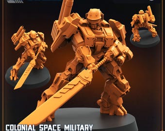 APE AGENT MOD-017 フィギュア 2体セット Colonial Space Military Exo Suit Trooper - A - Etsy