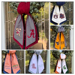 Custom Layered Team Wreath Sash