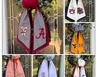 Custom Layered Team Wreath Sash