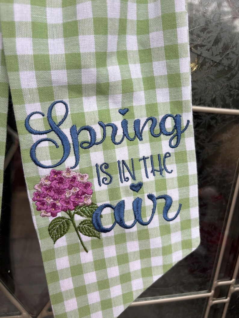 Spring Sashes Spring Wreath Sash, Personalized Sash - Etsy