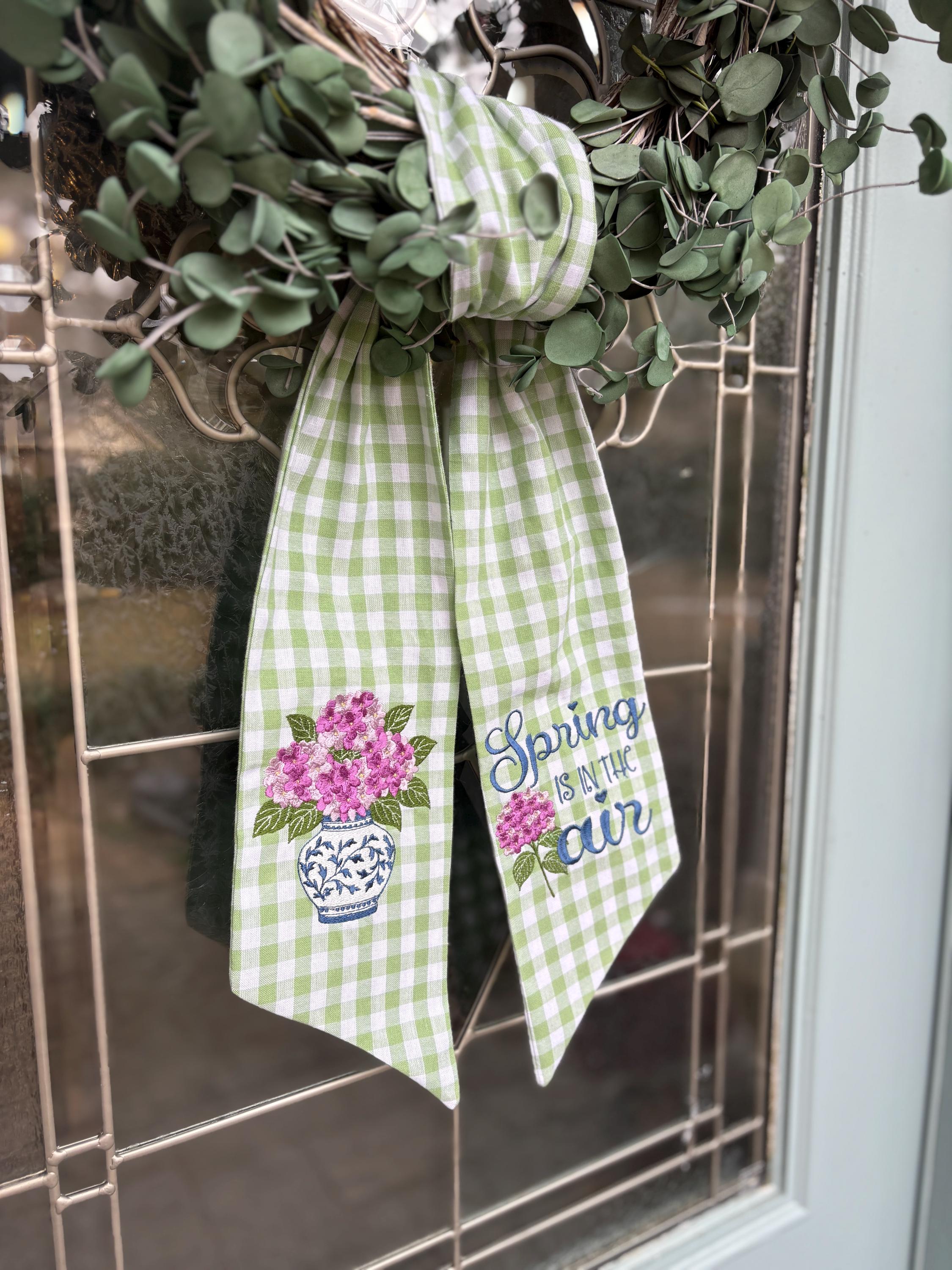 Spring Sashes Spring Wreath Sash, Personalized Sash - Etsy
