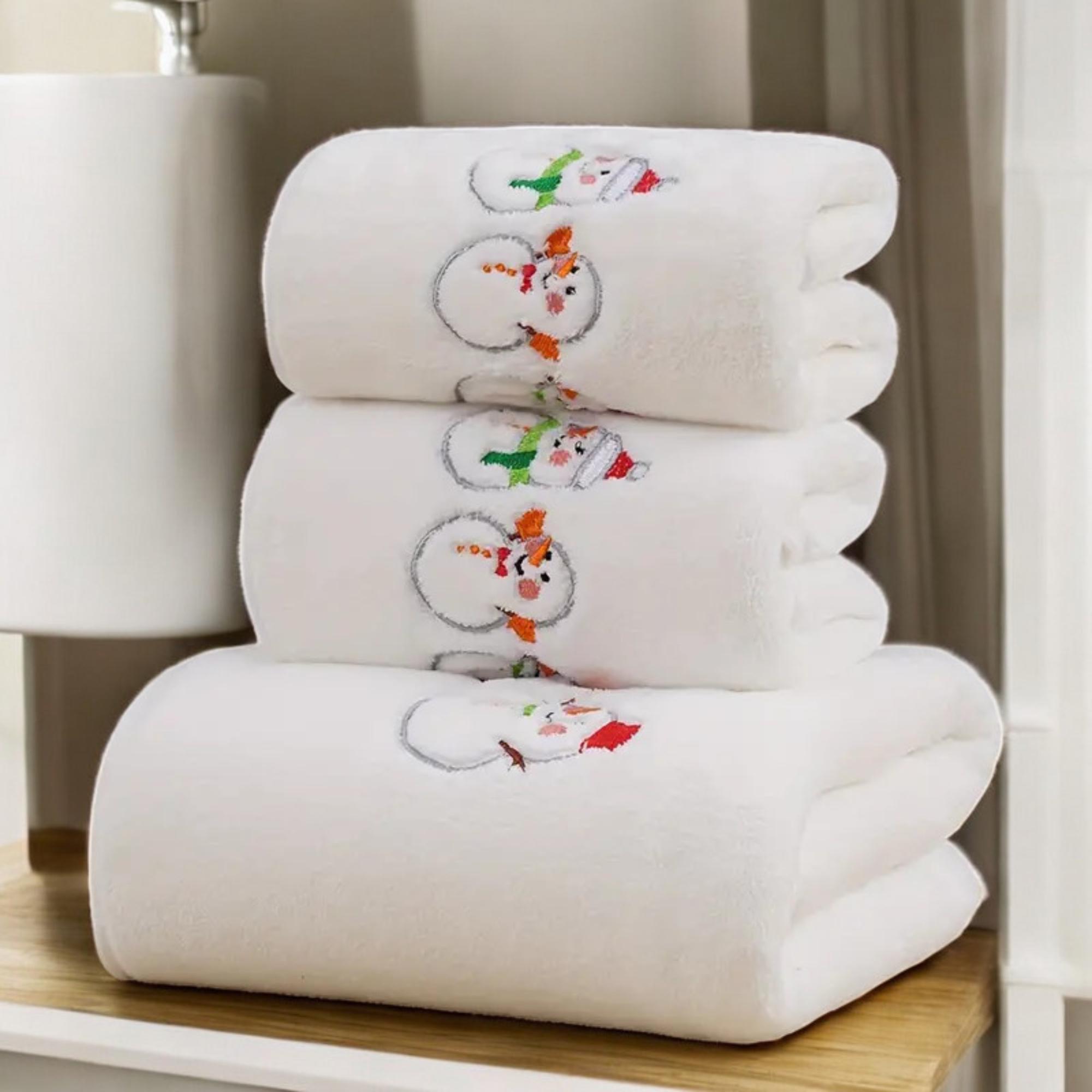 Christmas bath towel sets sale