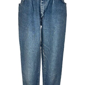 1980s Vintage Gentle High-Waisted Tapered Jeans XS