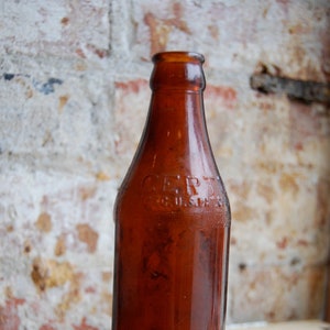 Vintage Brown Certo Bottle