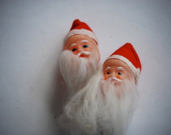 Vintage Santa Christmas Floral Picks, Japón, Kitsch