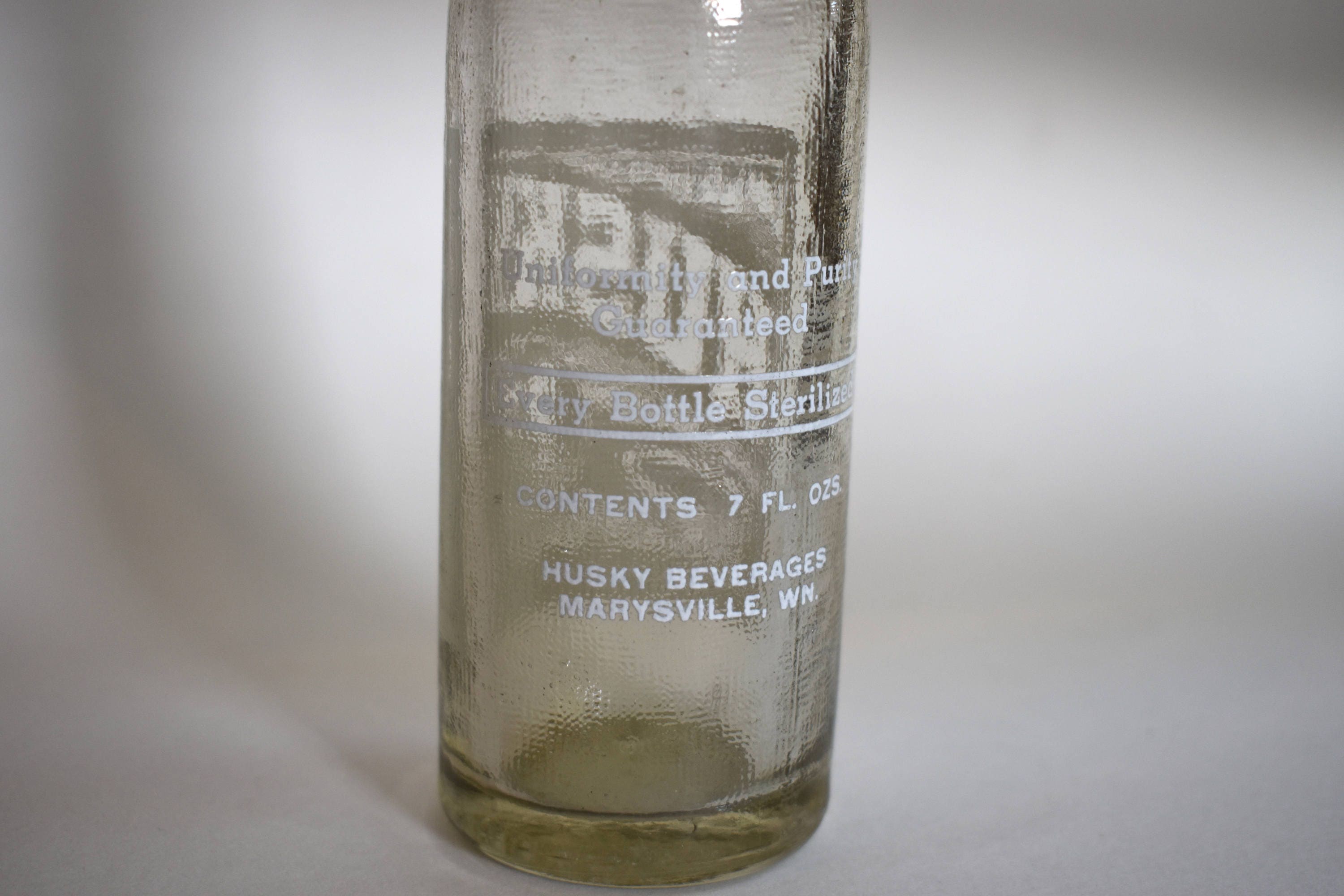 Vintage Husky Brand Beverages Soda Bottle | Etsy