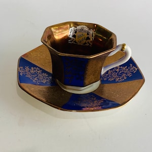 Vintage Demitasse Tea Cup and Saucer, Alka, Bavaria, Germany
