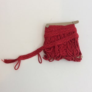 Vintage Red Trim, Sewing, Crafting, Upholstery