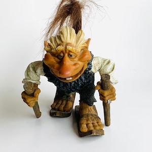 Vintage Bebe Paul Bonner Skiing Gnome, Norway