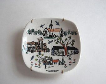 Vintage Decorative Wall Plate, Made in Norway