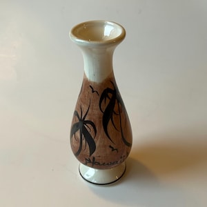 Vintage Pohaku Kiln Vase, Hawaii, Mid Century Pottery