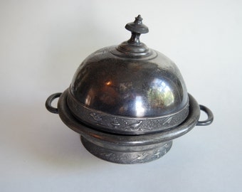 Vintage Metal Covered Dish
