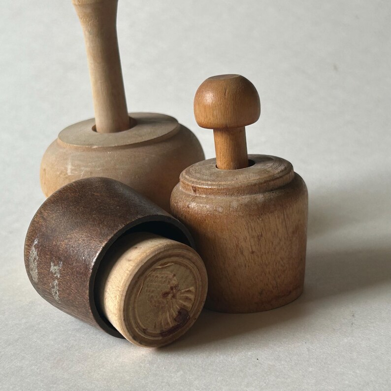 Vintage Wooden Butter Mold Collection - Etsy