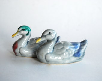 Vintage Duck Salt and Pepper Shakers