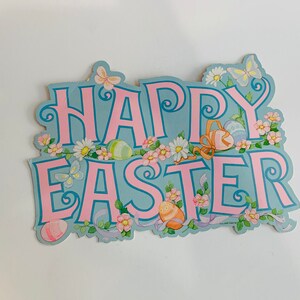 Vintage Easter Paper Decorations, Hallmark