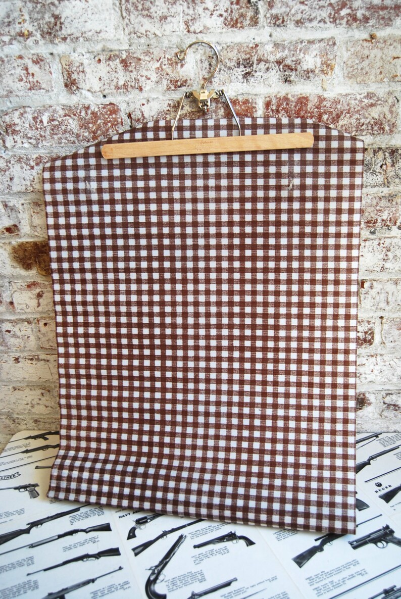 Vintage Brown And White Check Vinyl Plastic Drawer Liner Etsy