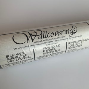 Vintage Roll of Wall Paper, Pastel, Roses, New in Package, Collins ...