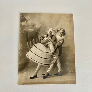 Antique Photograph of Children in Costume by Baker Art Gallery, Original Black and White