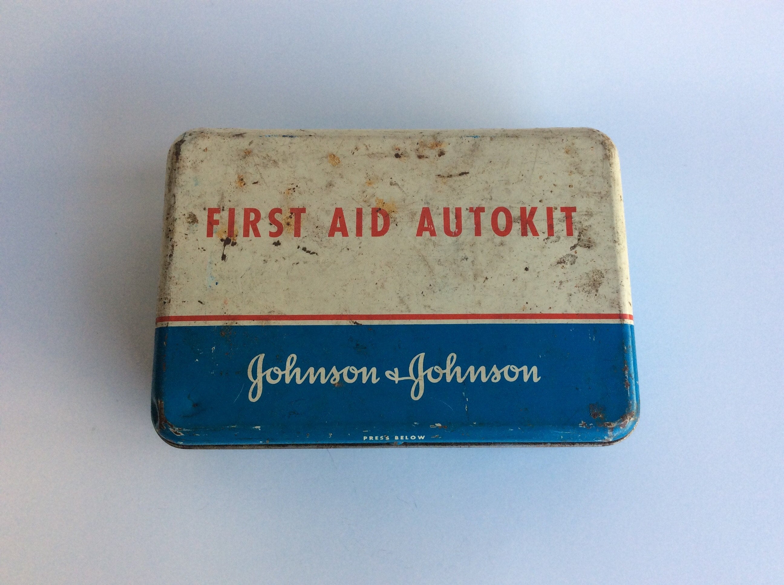 JOHNSON&JOHNSON FIRST AID缶ジョンソンエンドジョンソン JOHNSON&JOHNSON FIRST AID缶ジョンソンエンドジョンソン