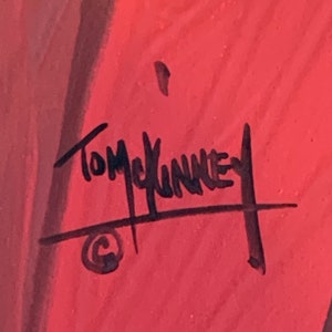 Vintage Original Tom Mckinney Painting Framed Portrait Man Etsy