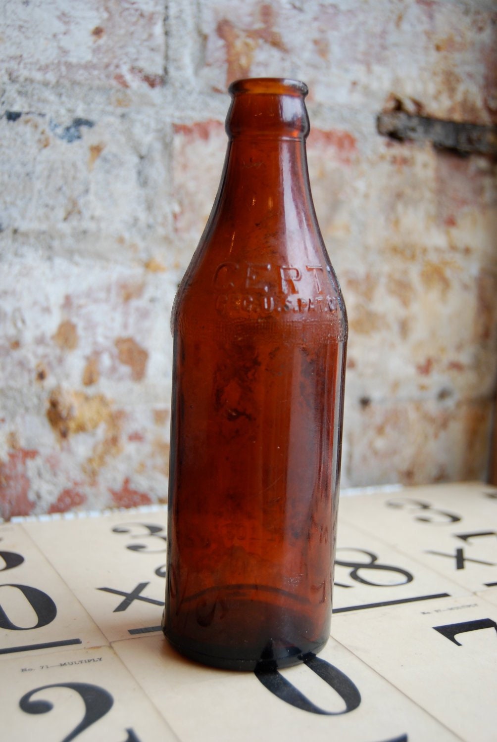 Vintage Brown Certo Bottle - Etsy Vintage Brown Certo Bottle - Etsy