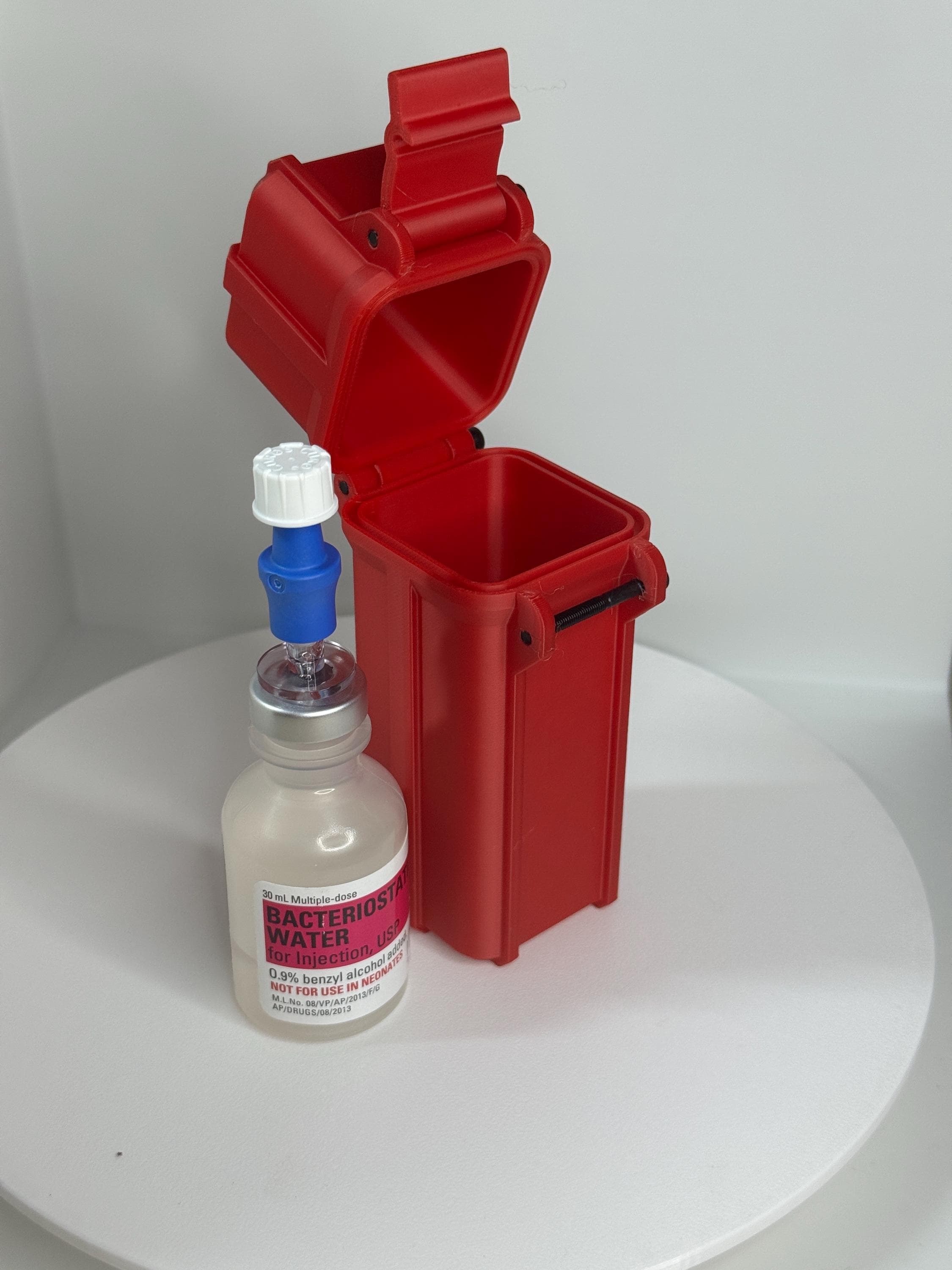 30ml Vial With Spike Case PREMIUM Box - Perfect for Hospira Bacteriostatic Water With a Spike Storage - Spike and Vial Not Included - Etsy 30ml Vial With Spike Case PREMIUM Box - Perfect for Hospira Bacteriostatic Water With a Spike Storage - Spike and Vial Not Included - Etsy